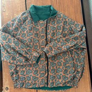 Lee Cooper Reversible Paisley Patterned Jacket
